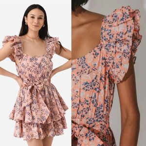 Cleobella Britt Mini Dress in Positano Floral